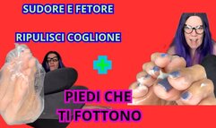 QUINDICI MINUTI IN COMPAGNIA DEI MIEI PIEDI - RACCOLTA DI DUE CLIP DOVE DOVRAI OBBEDIRE AI MIEI ORDINI