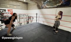 bra and pantie match featuring spanking