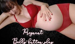 Belly Button in Red Lingerie wmv