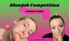 Petite Femdom Blowjob Competition