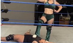 blonde KO'S Brunette 7 times