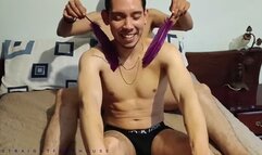 COSQUILLAS A ANGEL BROWN CON PLUMAS