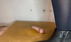 Worship my boots and cum for me!