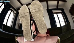 Goddess Six Foot Queen big dirty feet and sandals - MOV