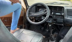 Kaena tests out her car after taking it to the mechanic following repairs.