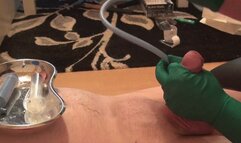 HUGE Foley Catheter Insertion (Green Latex Gloves)