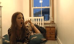 Pinned Against Her Buttocks