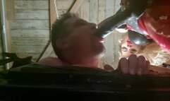 Mistress Samariel and Faith - strapon training POV 4K