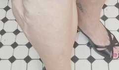 POV mini dress and heels