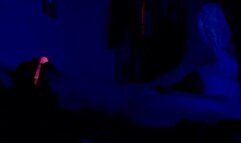 FLUORESCENT WAX IN BLACK LIGHT