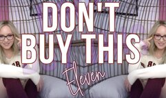 Don’t Buy This Eleven