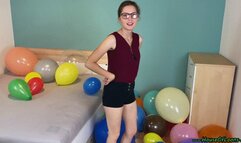 Girlfriend stomps your balloons
