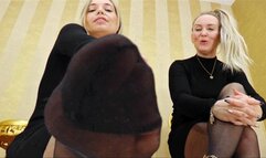 Whose nylon feet smell more intense? - small version