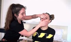 BONDAGE GAME (MP4 hand over mouth part 2)