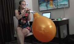 Ophelia Blows Single and Double-Stuffed Q16 Balloons (MP4 - 720p)