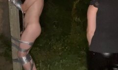 I make my slave cry in pain