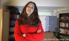 Lexi Makes A Spanking Bet