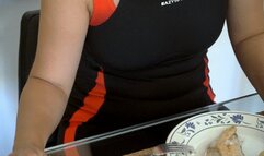 Mountain Adventures and Dinner Aftermath in My Sports Bodysuit!