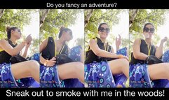 Sneak out to smoke with me in the cenote woods!