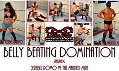 1335-Belly Beating Domination! - Mixed Maledom Wrestling
