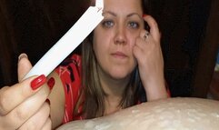 Hot wax on a huge belly MP4