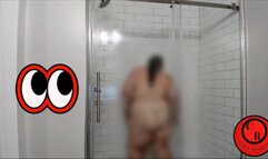 Spy On SSBBW Step-Moms Shower wmv - CurvyRedhead
