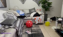 Owllete pops beach ball