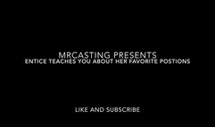 Entice’s position instructional