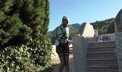 Rija Mae - New Bondage Walk Training Lesson with Segufix and Ultra Gag - Part 2 wmv HD