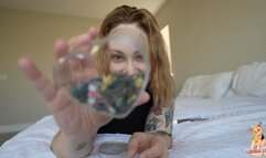 Giantess Shoves You Up Her ASS