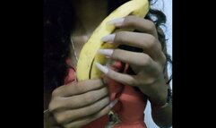 Banana Nailjob & Handjob