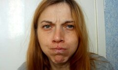 Coughing with your mouth closed boo boo boo boo boo