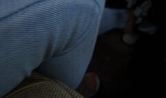 Milah Arches pedal pumping and driving the oldie Uncle Jessie Truck