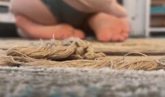 Giantess Cassie - Little Bug Watching Me Stretch Part 2