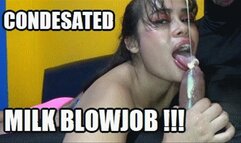 SLUT TRAINING BLOWJOB 231112B VIOLET ENJOYING CONDENSATED MILK WHILE SUCKING COCK HD MP4