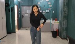 The bondage experience of the beautiful woman in black (Chinese model)