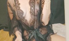 Misses Penny smokes and gets horny