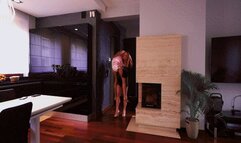 Diana comforts her pet SD