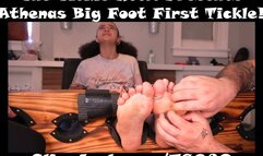 Athenas Big Foot First Tickle!