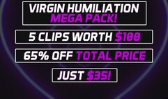 Virgin Humiliation Mega Pack! (65% Discount!)