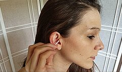 Deep Cleaning My Perfectly Freckled Ears (4K - UHD 2160p MP4)