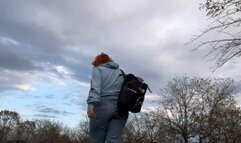 Ginger takes a vacation to the cabin - AIRBNB hosts requires her to wear diapers