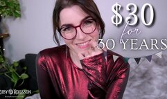 $30 for 30 Years