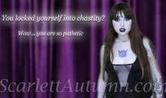 If you need a cage for your dick, you are Pathetic - MP4 SD 480p