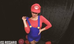 pop balloon red heels cospay mario bross
