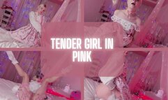 Tender girl in pink