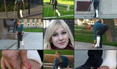 Beatrice Term SLWC with Heel Bar Visit to the Public Square with Foot Play