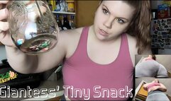 Giantess' Tiny Snack