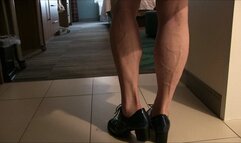 Christal Bentley, the retro shoes, her calves