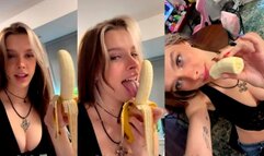 Ashley Matheson Sexy Banana Blowjob Video Leaked
